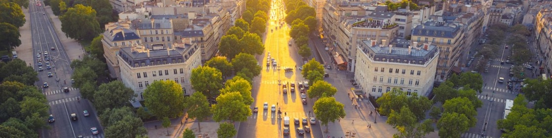 Apus de soare în Paris